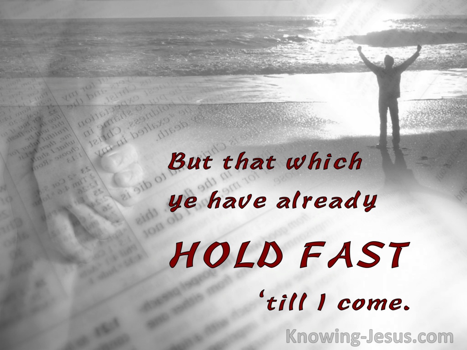 Revelation 2:25 Holding Fast (devotional)08:09 (red)
